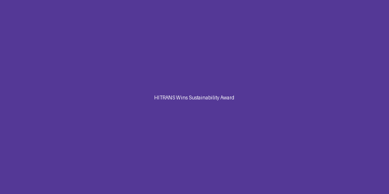 HITRANS Wins Sustainability Award